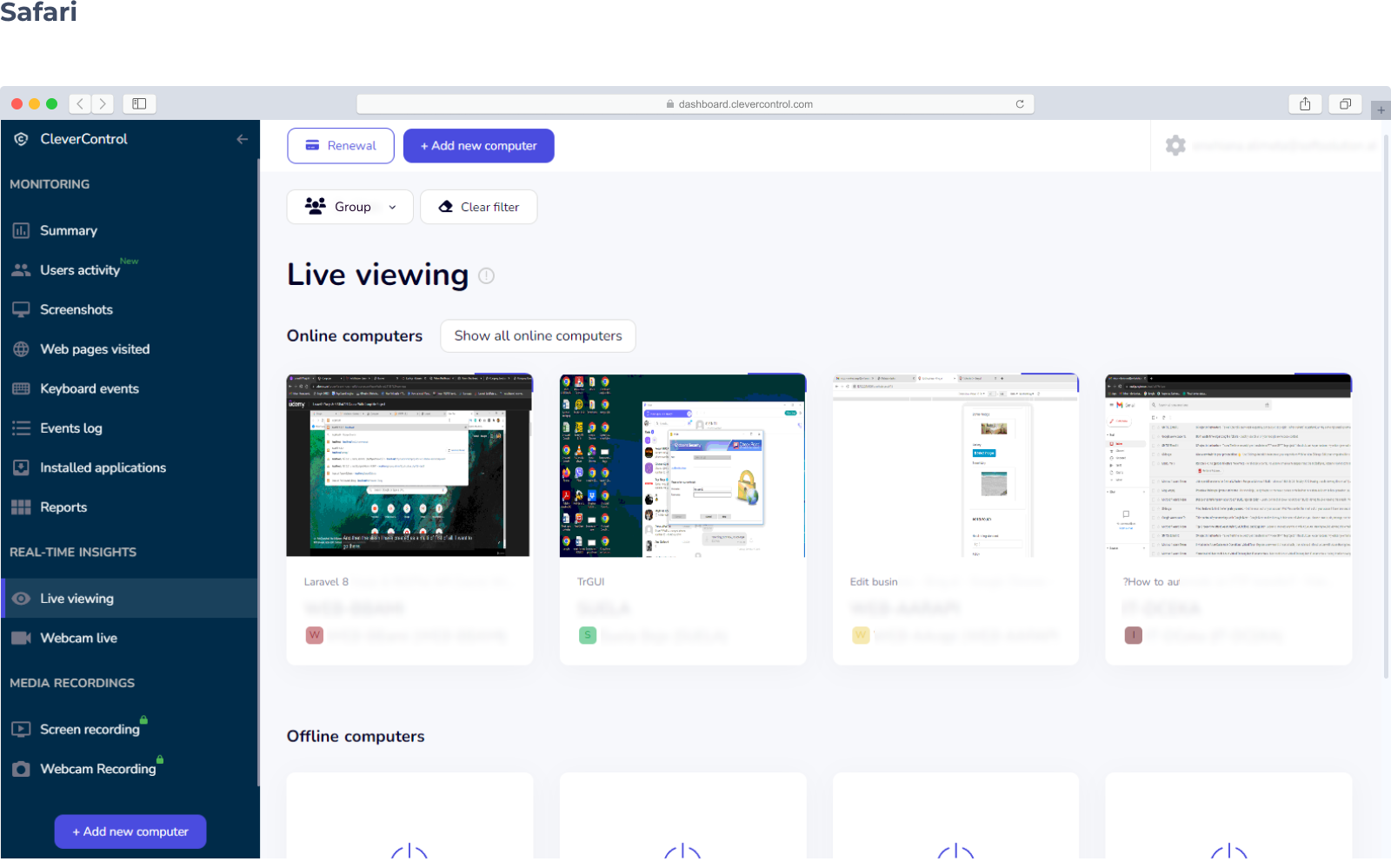 Мониторинг в режиме реального времени